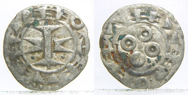 Monedas medievales: DINER MELGOR&Ecirc;S, Se&ntilde;orio de Montpelier Narbona 1204-1349