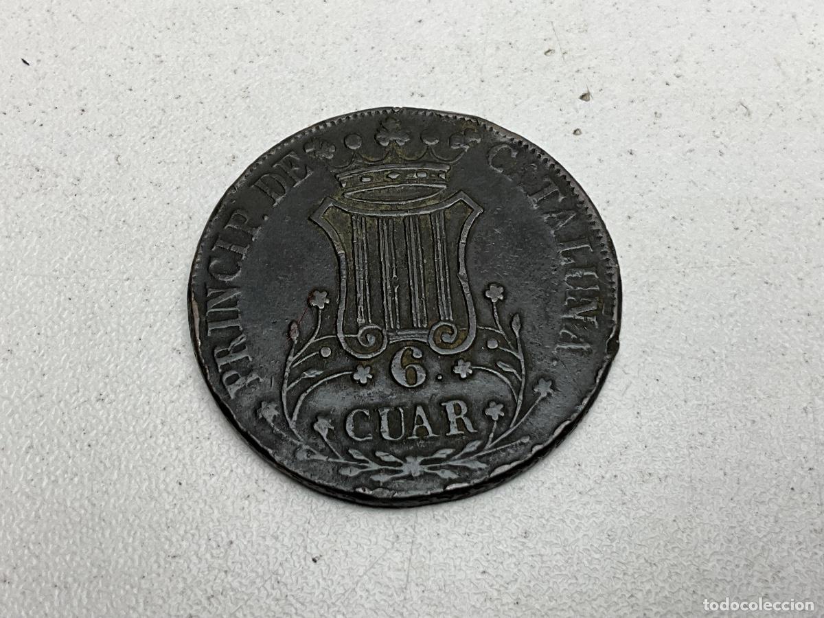 Monedas medievales: MONEDA DE 6 QUAR- PRINCIPADO DE CATALU&Ntilde;A 1841 - 6 QUARTS