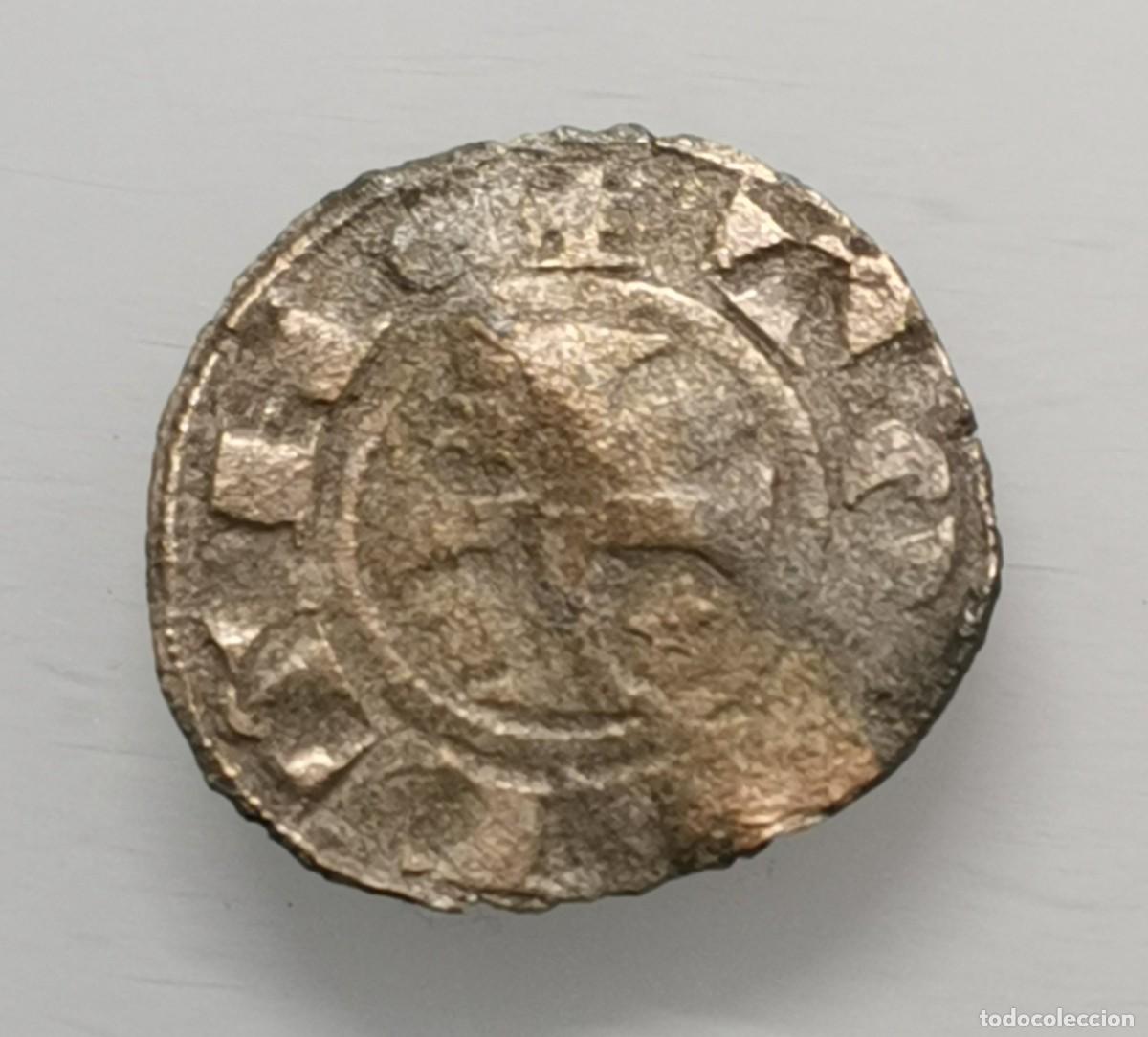 Monedas medievales: Alfonso I de Arag&oacute;n. Dinero de Toledo. (1109-1126)