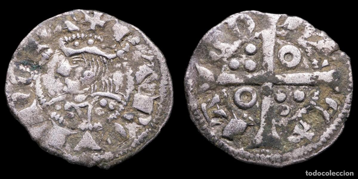 Monedas medievales: 1213/1276, Dinero Jaime I, Barcelona Mint - 17 mm / 1,08 gr.