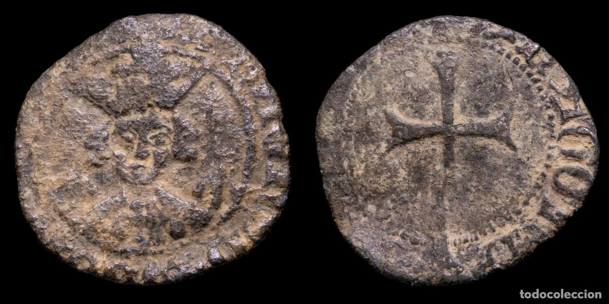 Monedas medievales: 1458/1479, Dobler Joan II, Mallorca Mint - 18 mm / 1,04 gr.