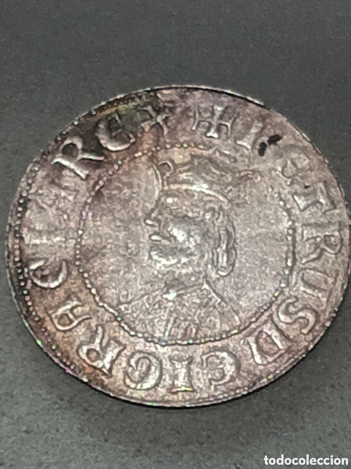 Monedas medievales: MONEDA DE UN CROAT CATAL&Aacute;N PEDRO III EL GRANDE A&Ntilde;O 1285