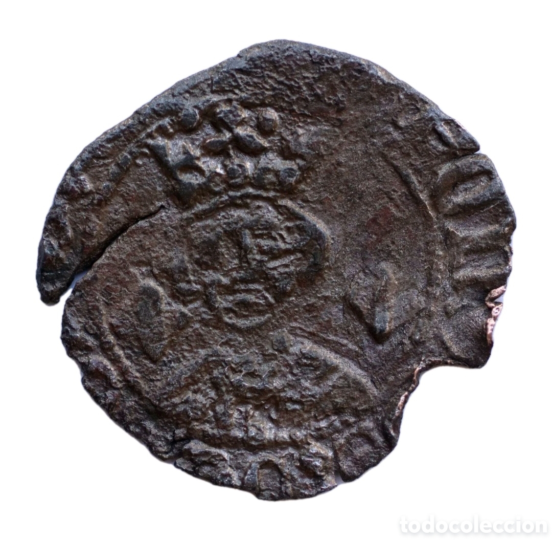 Monedas medievales: DOBLER DE ALFONSO IV (1416-1458) MALLORCA. MARCA CECA ESCUDOS CATALANES