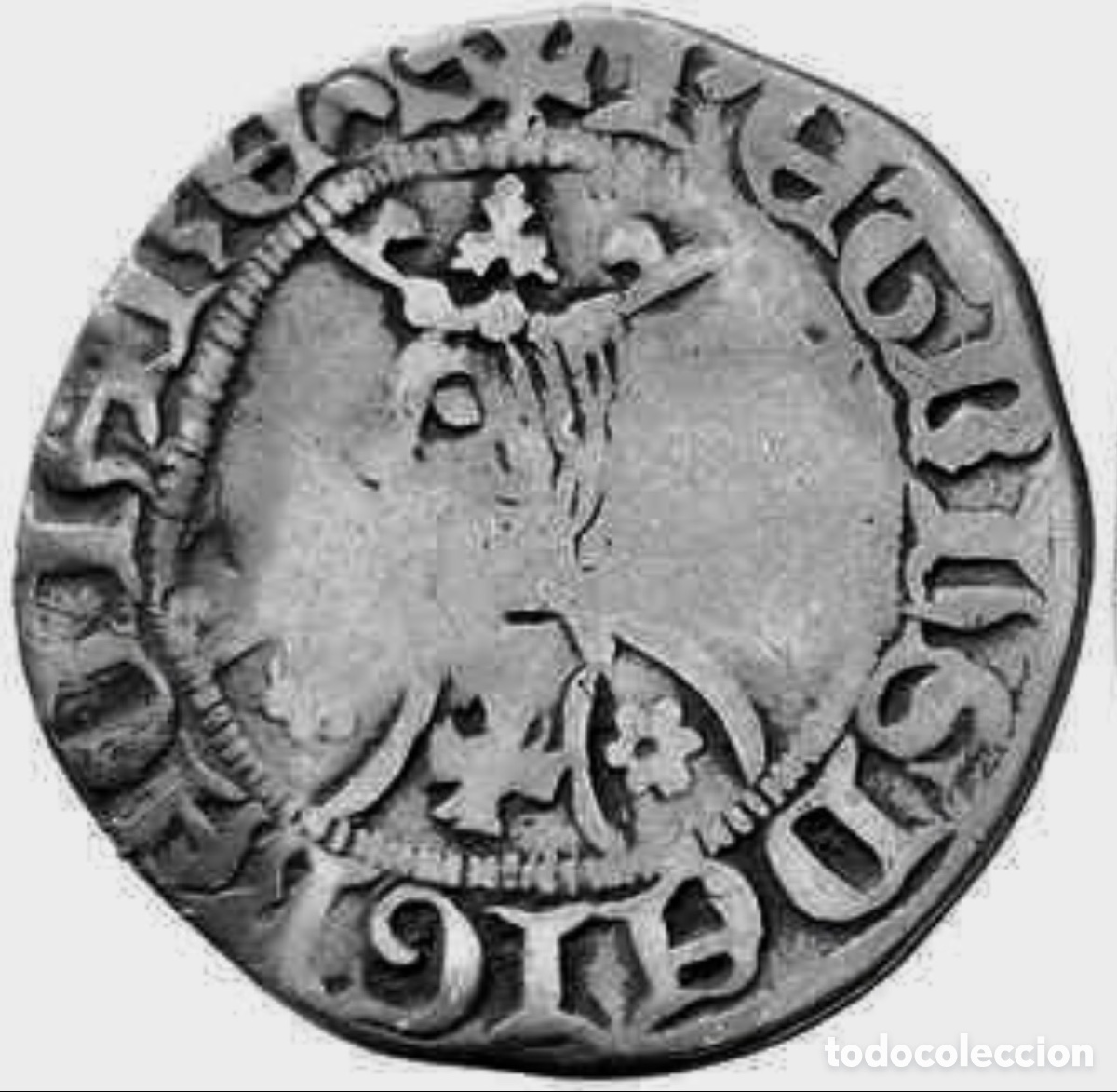 Monete medievali: Croat Pere III (1336-1387) Barcelona.(Cru.V.S. 408.10) (Cru.C.G.2223c) Plata