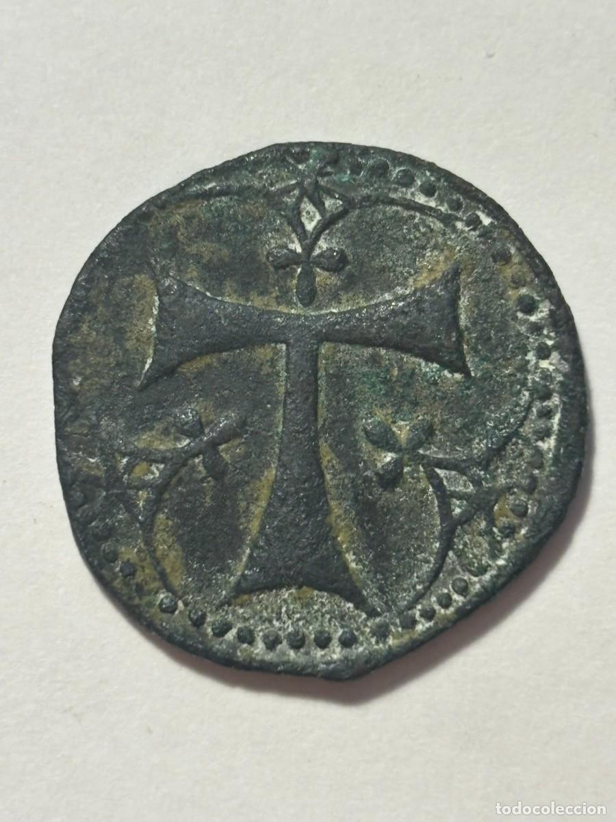 Monedas medievales: Se&ntilde;al/Senyal de Tarragona. Siglos XIV/XV. Cobre