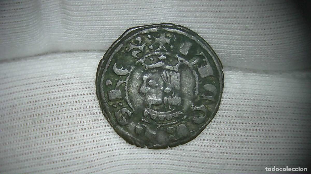 Monedas medievales: Jaime II Dinero Barcelona, Corona de Arag&oacute;n MBC/MBC-