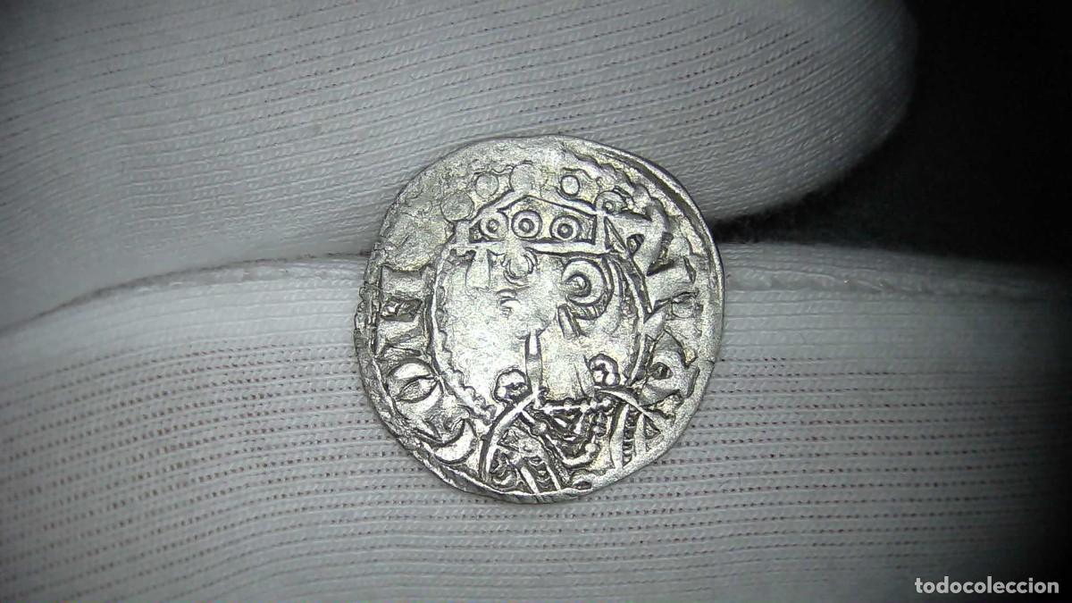 Monedas medievales: Jaime I Dinero Zaragoza, Corona de Arag&oacute;n MBC+
