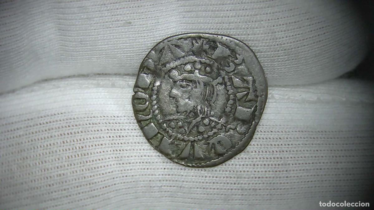Monedas medievales: Jaime II Dinero Barcelona, Corona de Arag&oacute;n MBC