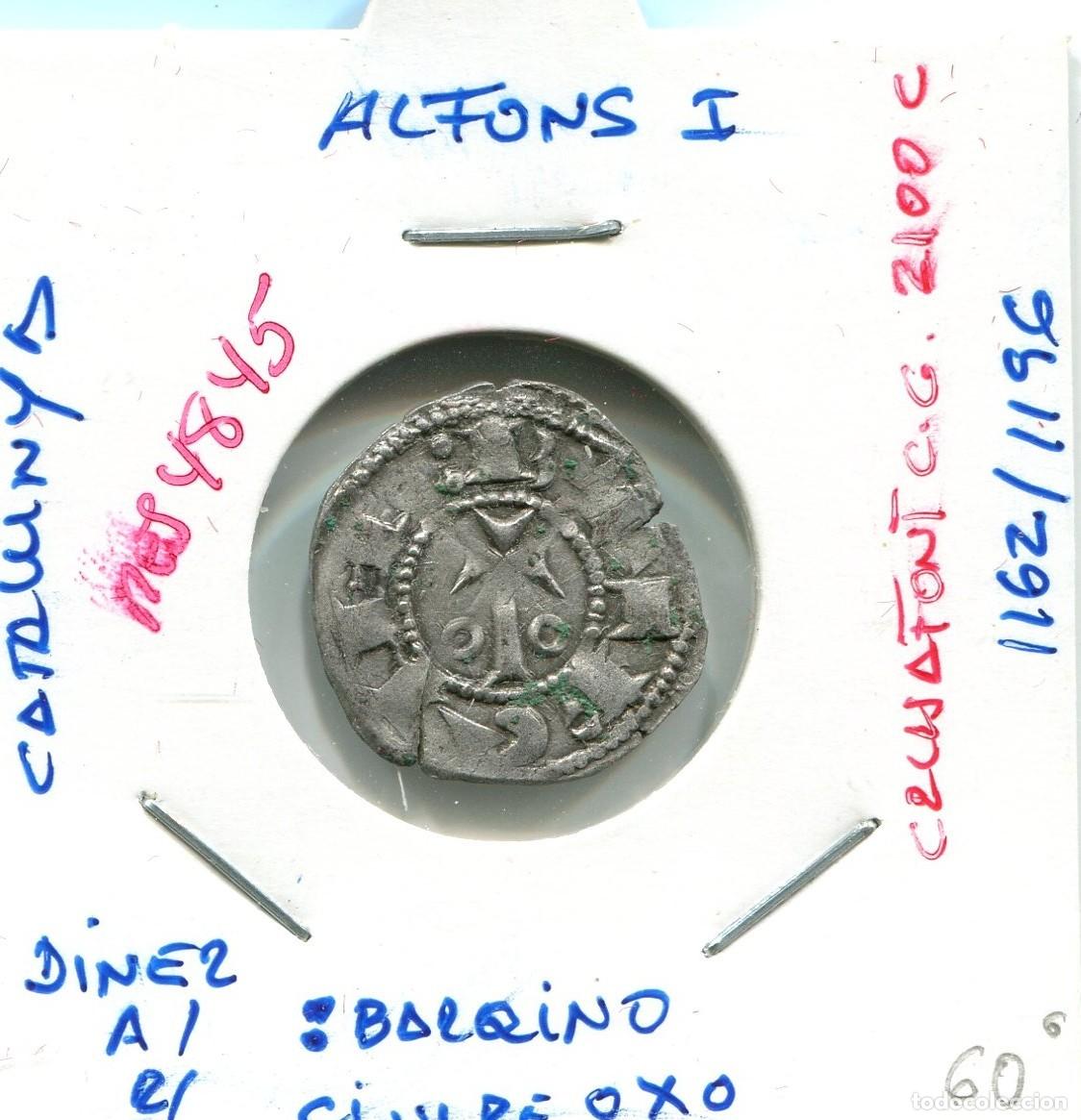 Monedas medievales: DINER ALFONS I A&Ntilde;O 1162/1196 CATALUNYA ( MES4845 )