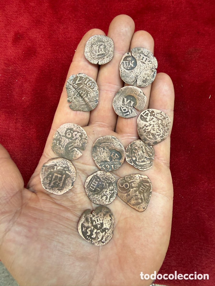 Monete medievali: Lote 2!Mas de 10 monedas antiguas medievales!Sig.XVI-XVII
