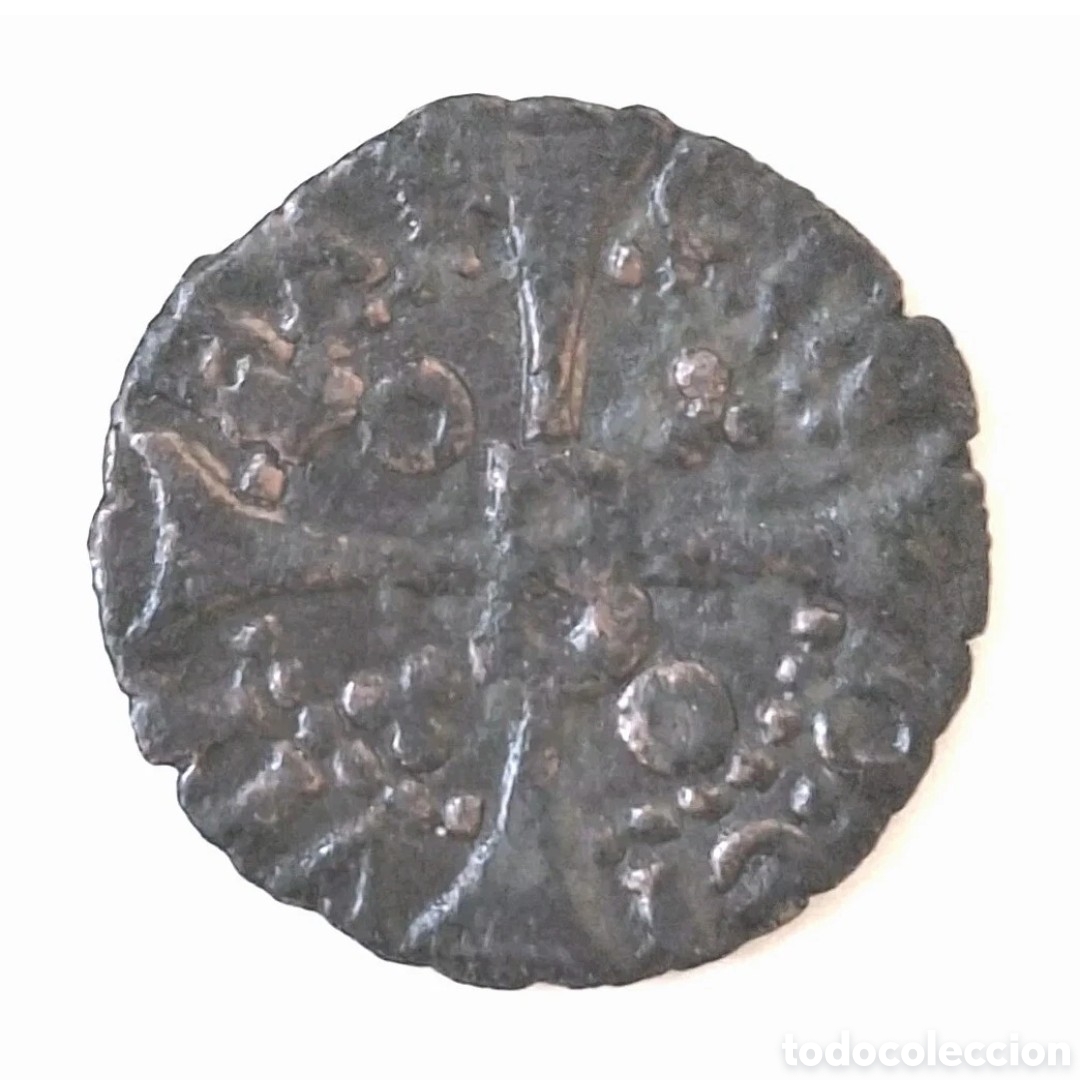 Monedas medievales: FELIPE III. DINERO. BARCELONA. 1600. CRUS. 4346