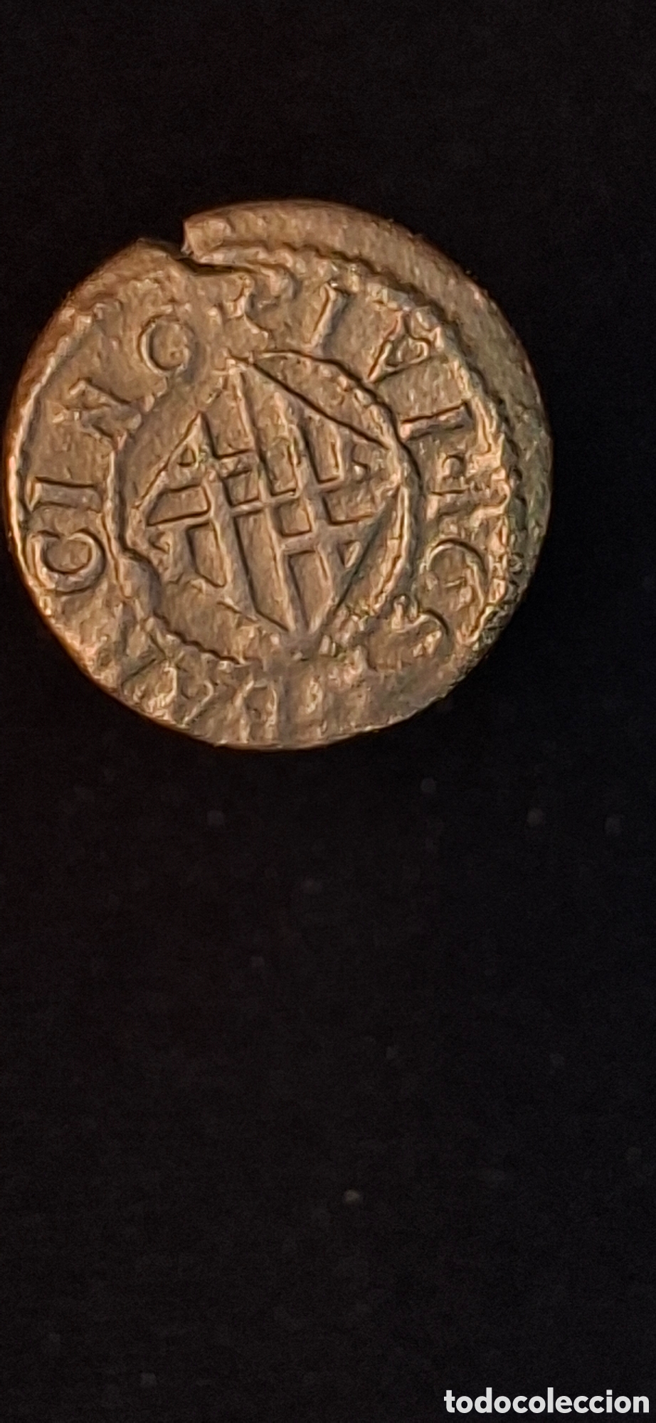 Monedas medievales: Ardite epoca Felipe IV 1622-1655.. APR