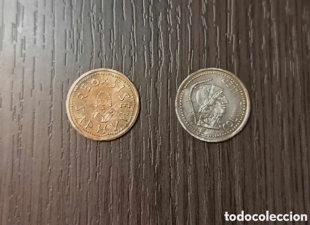 Monedas medievales: Lote R&eacute;plicas Antiguas Monedas
