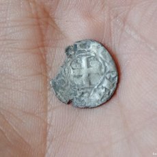 Monedas medievales: TEOBALDO II DINERO DE VELLÓN 1253-1270 NAVARRA