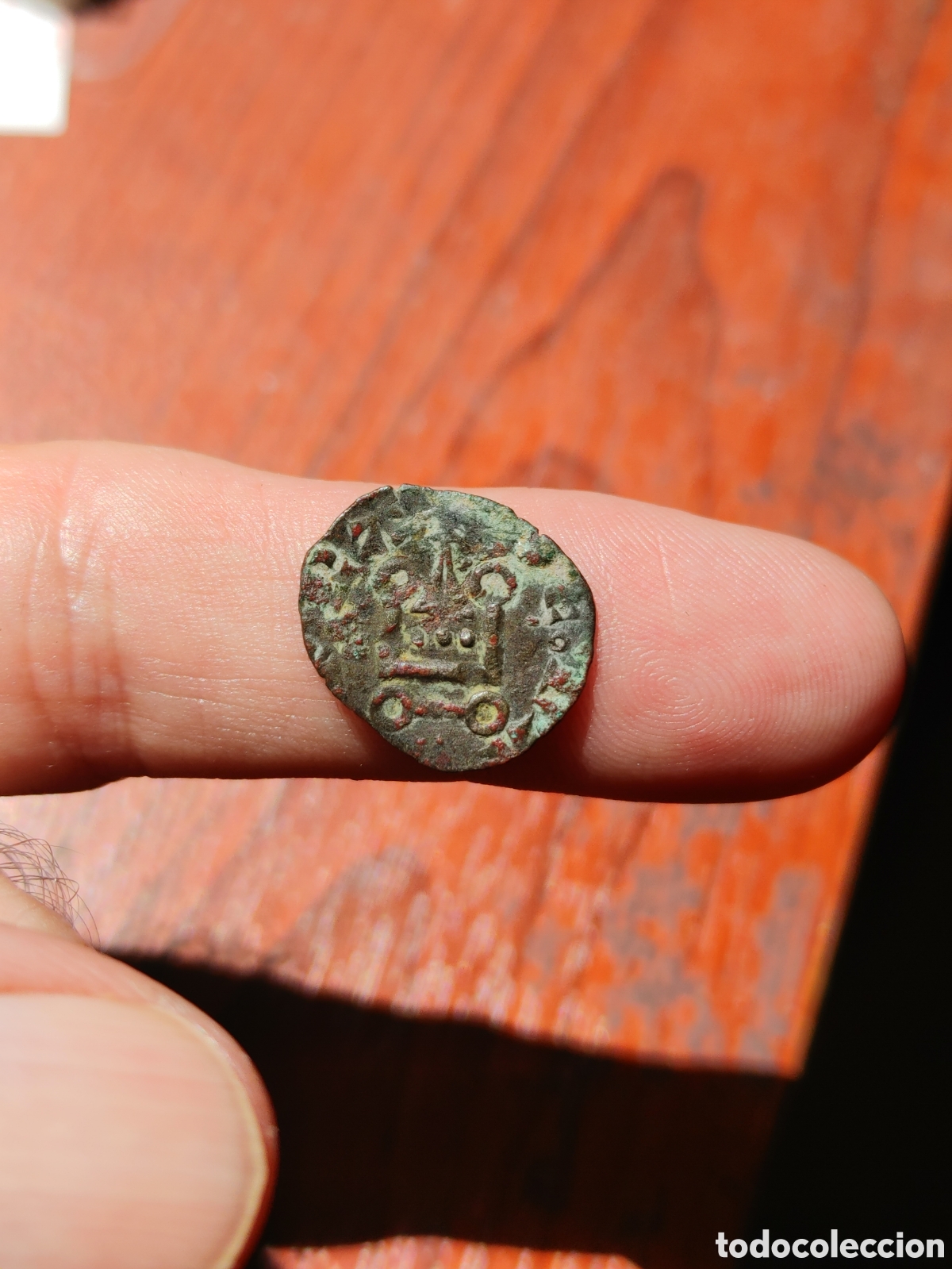 Monedas medievales: Carlin de Carlos II. El Malo.