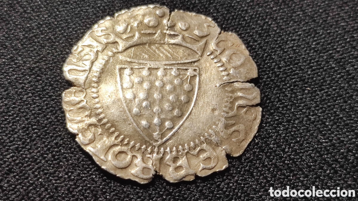 Monedas medievales: Croat Carlos III Navarra
