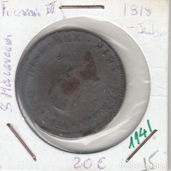 Mittelalterliche M&uuml;nzen: CRE1141 MONEDA ESPA&Ntilde;A 8 MARAVEDIS FERNANDO VII 1818 JUBIA