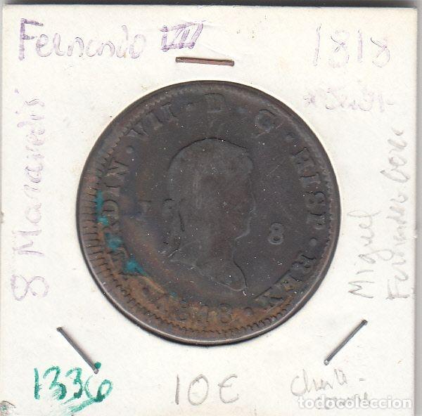 Medieval Coins: CRE1336 MONEDA ESPA&Ntilde;A 8 MARAVEDIES FERNANDO VII 1818