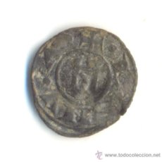 Monedas medievales: MONEDA ÉPOCA DE LAS CRUZADAS DINERO A NOMBRE DE CONRADO I-III GENOVA SIGLO XII-XIII TORRE JERUSALÉN. Lote 36266226