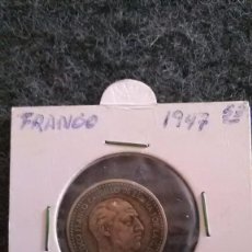 Monedas medievales: MONEDA DE FRANCO DE 1 PESETA DEL AÑO 1947.. Lote 87555620