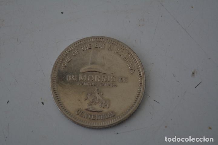 Monedas medievales: TOKEN MORRIS MANITOBA CENTENNIAL.SCRATCHING RIVER DOLLAR - Foto 1