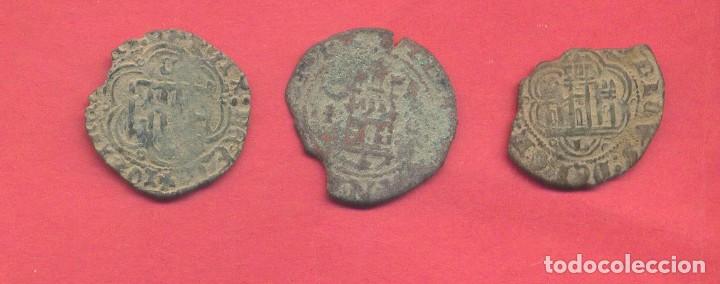 Monedas medievales: lote 3 monedas antiguas medievales a clasificar, ver fotos. - Foto 2 - 133389798