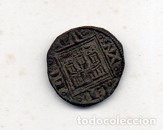 Monedas medievales: Alfonso X. 1252 - 1284. &Oacute;bolo. Cuenca. - Foto 2