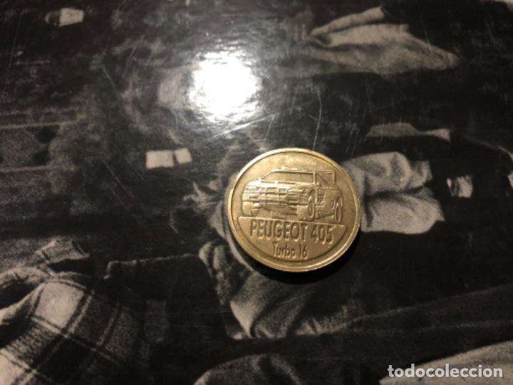 Monedas medievales: Moneda Vencedor Par&iacute;s Dakar 89 - Foto 2