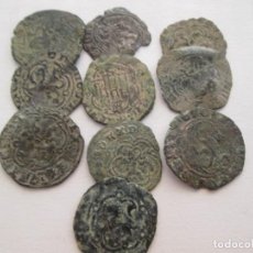Monedas medievales: 10 MONEDAS MEDIEVALES ESPAÑOLAS A IDENTIFICAR. Lote 286242973