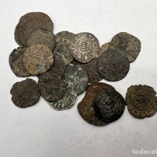 Monnaies médiévales: LOTE DE 21 MONEDAS MEDIEVALES ESPAÑOLAS. A EXPERTIZAR. VER TODAS LAS FOTOS. Lote 299459303