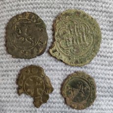 Monedas medievales: LOTE DE MONEDAS ANTIGUAS ESPAÑOLAS