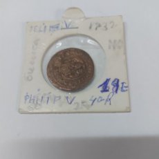 Monedas medievales: MONEDA 2 MARAVEDIES FELIPE V AÑO 1732. Lote 334981878