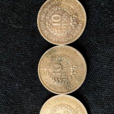 Monnaies médiévales: MONNAIE ARGENT 10PESOS URUGUAY 1961. Lote 358755325