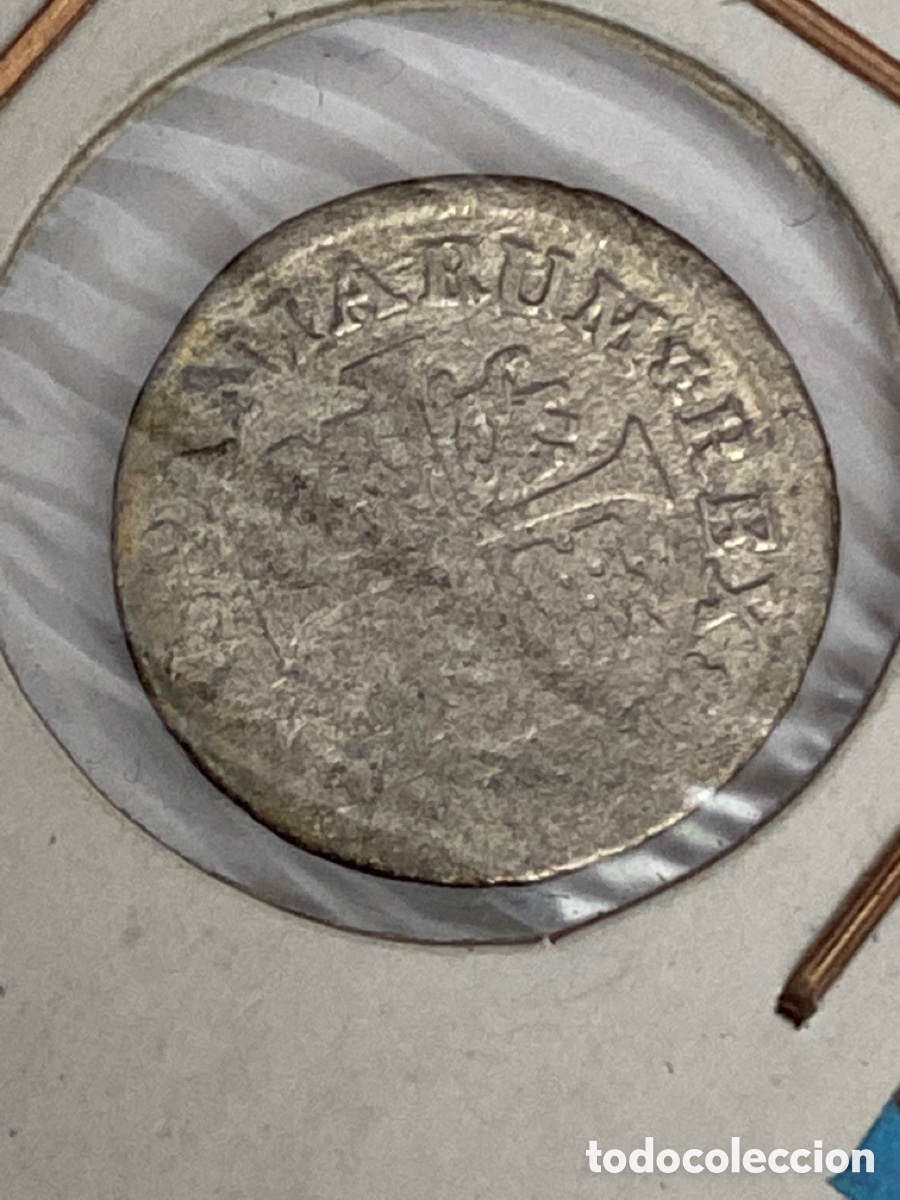 Monedas medievales: Moneda Espa&ntilde;a de plata 1740 1/2 real - Foto 2