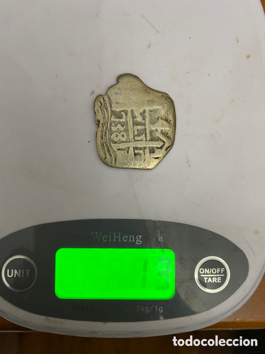 Monedas medievales: Moneda antigua de plata 1738 - Foto 3