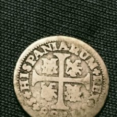 Monedas medievales: MONEDA PLATA SPANIA MEDIO REAL DE PLATA DE 1738 - FELIPE V - CECA DE SEVILLA. Lote 375614639