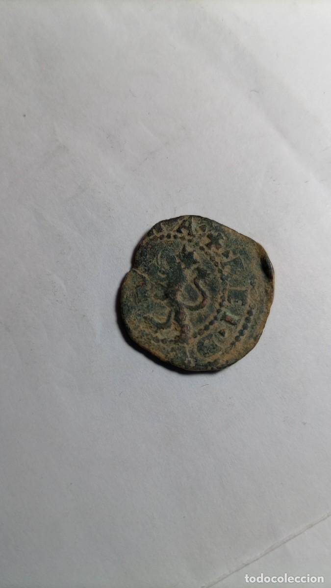 Monedas medievales: FELIPE II - 2 CUARTOS CORU&Ntilde;A - Foto 2