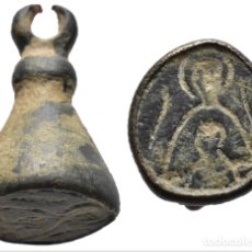 Monedas medievales: SELLO SIGILLUM MEDIEVAL MATRIZ LACRE XV. MUY RARO A IDENTIFICAR RARÍSIMO