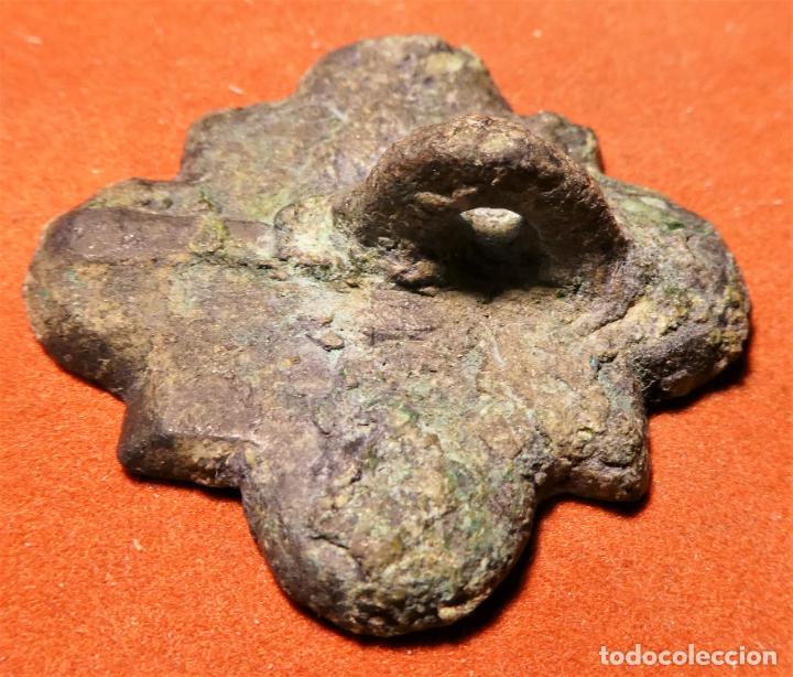 Monedas medievales: Antiguo sello de bronce - Foto 3