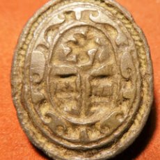 Monedas medievales: ANTIGUO SELLO MEDIEVAL DE BRONCE