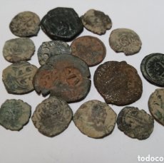 Monedas medievales: 16 MONEDAS ANTIGUAS ESPAÑOLAS