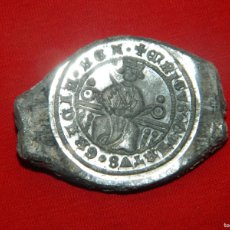 Monedas medievales: SELLO DE PLOMO, REY ENRIQUE, SELLO PONDERAL CURIOSO, 44,3 GRAMOS,