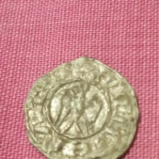 Monedas medievales: 72- ITALIA SICILIA MESSINA ENRIQUE VI (1191-1197). BI DENARO 16 MM. CRUZ. R/ ÁGUILA
