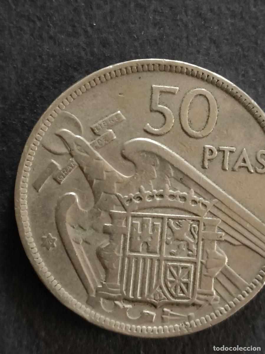 Monedas medievales: Monedas 50 pesetas de Franco - Foto 4