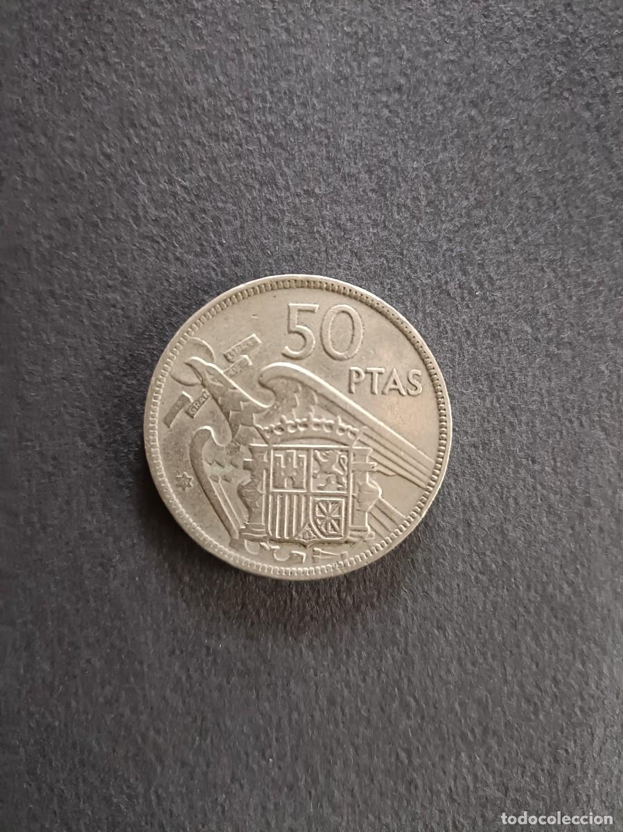 Monedas medievales: Monedas 50 pesetas de Franco - Foto 5