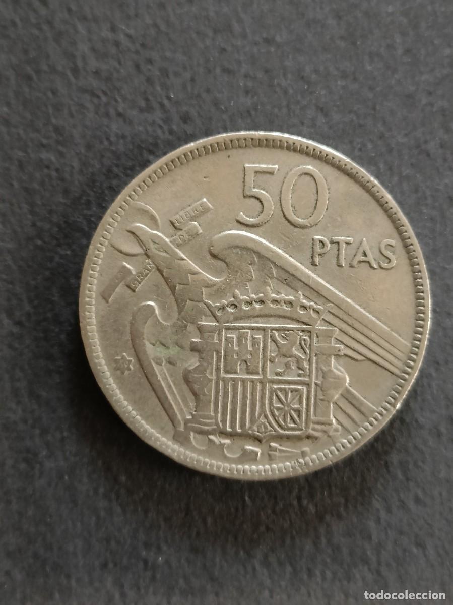 Monedas medievales: Monedas 50 pesetas de Franco - Foto 7