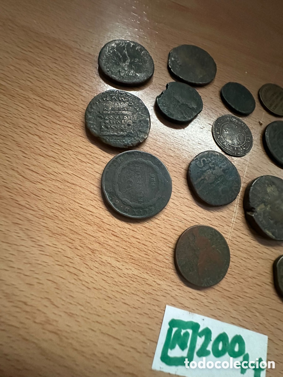 Monedas medievales: Importante lote de monedas romanas ,hispanas - Foto 5