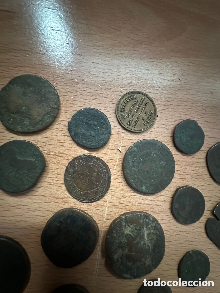 Monedas medievales: Importante lote de monedas romanas ,hispanas - Foto 10