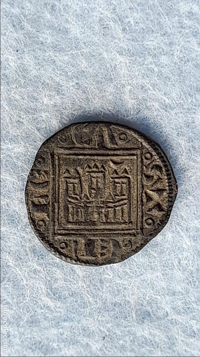 Monedas medievales: Alfonso X. 1252 - 1284. &Oacute;bolo. Cuenca. - Foto 4