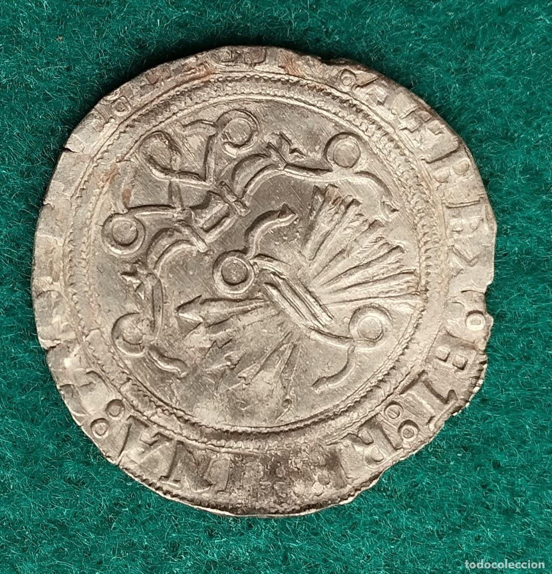 Monedas medievales: Real plata Sevilla Reyes Catolicos - Foto 1